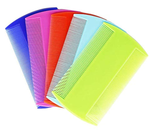 CDOFFICE 10 PCS Dog Flea Combs Double sided Pet Flea Lice Combs Cat Grooming Fine Tooth Hair Combs