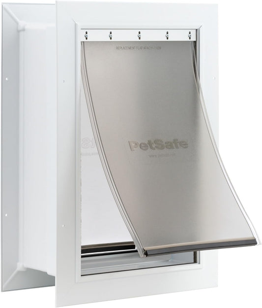 PetSafe Wall Entry Pet Door, Telescoping, Dogs up to 100 lb, Large