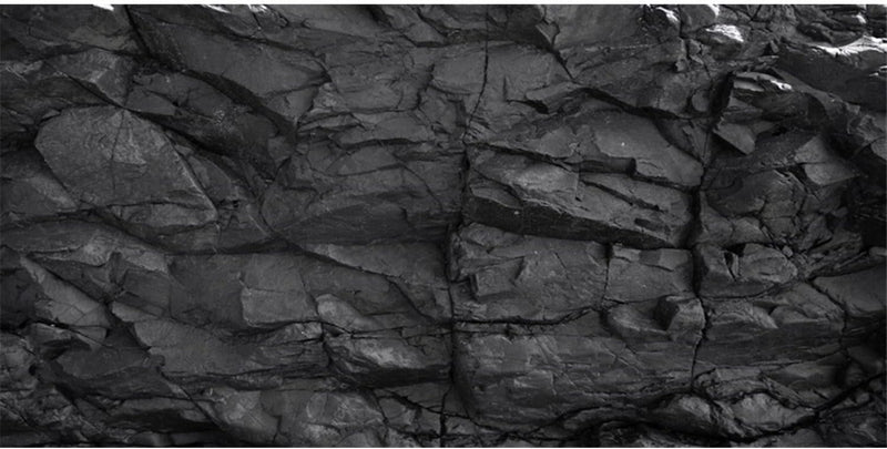 48x24 inches Stone Aquarium Background Black Rock Fish Tank Background