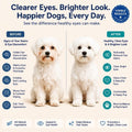 Tear Stain Chews for Dogs – Natural Tear Stain Remover & Eye Health Supplement with Cranberry, Lutein & Eyebright – Redu