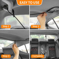 Dog Seat Belt,5FT Chew-Proof Stainless Steel Wire Tether for Car Safety