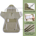 Lukovee Dog Raincoat, Ultra-Light Rain Jacket with Hood & Leash Hole, M