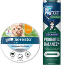 Bundle of Seresto Cat Collar for Cats + Pet Protect Probiotic Balance+ Cat Supplement | Oral Gel | 15g