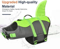 Fragralley Shark Dog Life Jacket, Adjustable Dog Life Vest with Shark Fin, Suit for Small Medium Large Dog Life Vest for