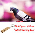 DQITJ 3 Pcs Birds Whistle Stainless Steel Training Training Flute Pet Behavior Training Tool for Pigeons Doves Parrot (B