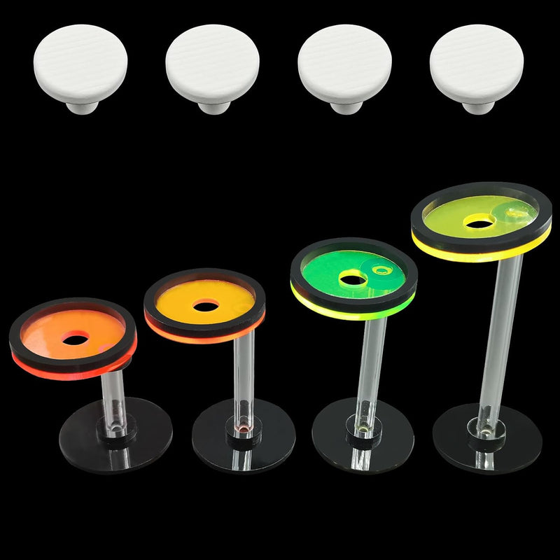 Fluorescent Acrylic Coral frag Rack,Live Coral Reef frag Bracket,frag Plugs Holder for Coral, This Set Contains Four col