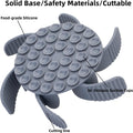 Keegud Slow Feeder Dog Bowls Insert [Octopus Suction Cups] Super Firm Slow Eating Dog Bowl [Cuttable] for Large Breed and Medium Size Dog Compatible with Regular and Elevated Dog Bowls (Turbine)