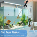 4‑in‑1 Aquarium Gravel Vacuum Siphon, Manual 80GPH Gravel Cleaner Vacuum Kit with Suction Ball & 6.5 Ft Hose, for 5‑20 G