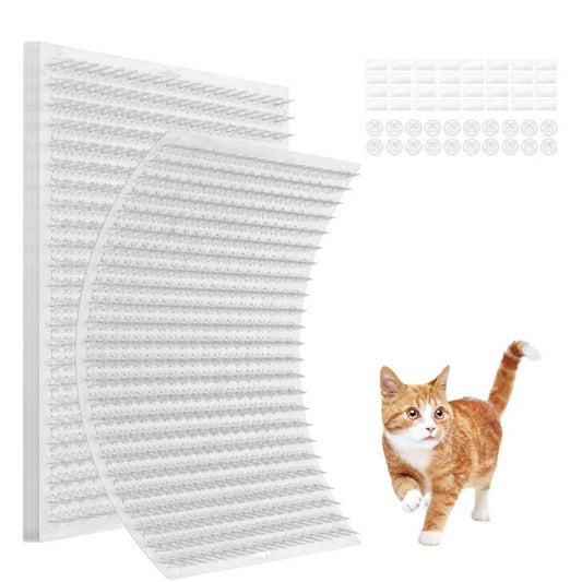 MYZC 12 Pack Scat Mat for Cats, Cat Repellent Mat with 13X16 inches, Cat Spike Mat is A Perfect Pet Training Mat Kit for Indoor & Outdoor to Deterrent Cats & Other Animals for All Seasons