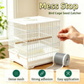 Bird Cage Seed Catcher, Breathable Cuttable Bird Cage Net Mesh for Cages