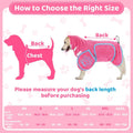 SlowTon Dog Bathrobe Drying Coat – Super Absorbent Microfiber Towel Wrap with Adjustable Collar & Belly Strap, Fast Drying Bath Robe for After Bath Swim, for Large, Medium, Small Dogs (Pink M)
