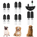 Zhengmy 24 Pcs Dog Shock Collar Rubber Tips, Dog Training Prong Collar Cover Replacement, Column Conductive, Rubber Sleeve Silicone Covers Female Contact Points for Pet Stop Barking (13mm/16mm/20mm)