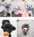 HDSX Smile Face Dog Squeaky Toys Soft Latex Squeak Balls for Puppy Small Pet Dogs 6 Pcs/Set