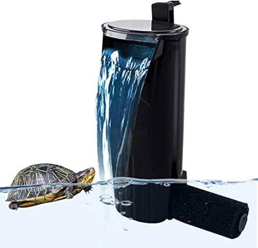 PULACO Aquarium Internal Filter 3 to 20 Gallons, for Turtle Tanks, Reptiles, Amphibians, Frog, Cichlids, Newt or Fish Ta