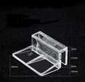 4pcs Clear Color Acrylic Aquarium Fish Tank Glass Cover Clip Support Holder (5mm)