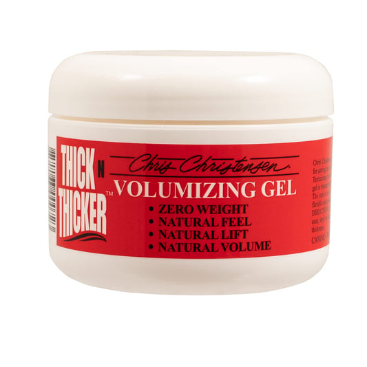 Chris Christensen Pet Volumizing Gel, 8 oz Thick N Thicker Volumizing Jar, Groom Like a Professional, Builds Body and Volume, Manageable and Moldable, Easy to Style, Made in the USA