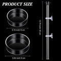 CHENGU 3 Pcs Shrimp Feeding Tube and Dish, 14" + 2 Tray for Aquarium