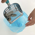 BOS Amazing Odor Sealing Cat Waste Disposal Bags - Durable and Unscented [Size: M, Color: Light blue]
