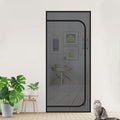 DOOREASY Cat Screen Door, Upgraded Pet Door Mesh Screen Prevent Cats Dogs from Running Out, Cat Resistant Screen Door with Zipper Closure, Easy Install (Fits Doors Up to 36"x96")