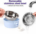 Small Pet Food & Water Bowl Feeder for Hamsters, Guinea Pigs, Rabbits