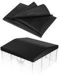 Outdoor Dog Kennel Cover, 600D Waterproof UV-Resistant Dog Enclosure Cover Replacement for 10x10ft Crate Outside