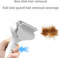 OYCGYLCH Undercoat Rake for Dogs & Cats, Dematting Deshedding Brush with Release Button, Professional Grooming Comb for Long-Haired Pets, Shedding Tool Removes Matted Fur & Loose Hair