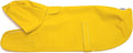 HUDSON HOUND Dachshund Raincoat - Waterproof & Windproof Dog Jacket for Long Weiner Dogs, Adjustable Fit, Harness Hole - Yellow, Small