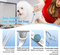 Fenice Professional Grooming Curved Shear: 45 Degree Super Curves Scissors for Dogs 7.5" Big Arc Curved Shears Made Of Japanese 440C Stainless Steel