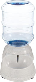 Amazon Basics Gravity Pet Water Dispenser for Cat and Dog, Easy to Clean, 135.3fl.oz Capacity, Small