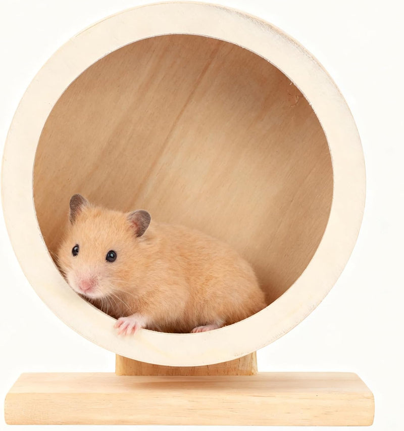 Wooden Hamster Wheels 5.7 Inch Silent Hamster Wheel
