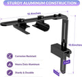 hygger LED Aquarium Light Riser, Aluminium Adjustable Fish Tank Light Holder Mounting Bracket Fits 957 978 999 918 075 0