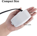 HITOP 2W Single Outlet Aquarium Air Pump, 25GPH Fish Tank Aerator with Accessories, Quiet Oxygen Pump for Small Tank up 