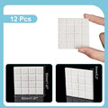 CHGCRAFT 12Pcs Ceramic Coral Frag Tiles Aquarium Coral Rack Support Bracket Aquarium Coral Base Stand Square Base Tiles 