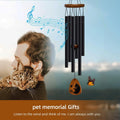 Cat Memorial Wind Chimes & Bracelet, Sympathy Gifts for Cat Lovers, 28 inches