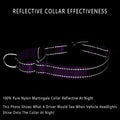 PLUTUS PET Reflective Martingale Collar with Quick Snap Buckle,No Pull Dog Choker Collar for Small Medium Large Dogs,S