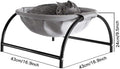 JUNSPOW Cat Bed Dog/Pet Hammock Bed Free-Standing Kitty Sleeping Cat Supplies Pet Supplies Whole Wash Stable & Breathable Easy Assembly Indoors Outdoors, 16.9 in x 16.9 in x 9.5 in