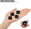 6 Pcs Spider Micro Water Bowls, Mini Resin Dish for Tarantula, Spider, Millipede and Tiny Reptiles, Food/Water Dish for 