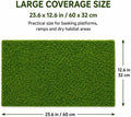 Artificial Grass Mat for Reptile Habitats, 23.6 x 12.6 in Replacement Grass Pad for Turtle Basking Platforms, Terrariums