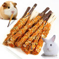 Apple Sticks for Rabbits, Natural Bunny Chew Toys Wood Treats Food for Small Animals,Hamsters, Chinchillas Squirrel Bunn