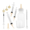 GLIDESMOOTH Kitten Bottle Feeding Kit, Easy-to-Use Kitten Feeding Set, Complete Care Solution for Feeding, Apricot, 1 Set
