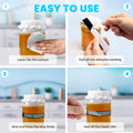 Horizontal Stick On Thermometer Strip, Digital Temperature Display for Fermenting, Brewing, Wine, Beer, Kombucha or Aqua