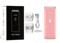 Tileon Dog Clippers,Quiet Washable USB Rechargeable Cordless Dog Grooming Kit,Electric Pets Hair Trimmers Shaver Shears for Dogs and Cats Pink