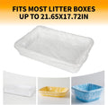BESNEW Small Animal Bedding & Litter,50 pcs Disposable Rabbit Cage Liner Bags 3s Quick Clean for Bunny Cat Guinea Pig Fe