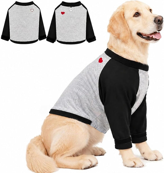 Lukovee Recovery Suit for Dogs, Stop Licking Elbows Front Legs Wounds, XL