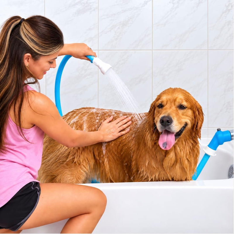 Rinseroo Slip-On Bathtub Faucet Sprayer Attachment, 5 Foot Hose