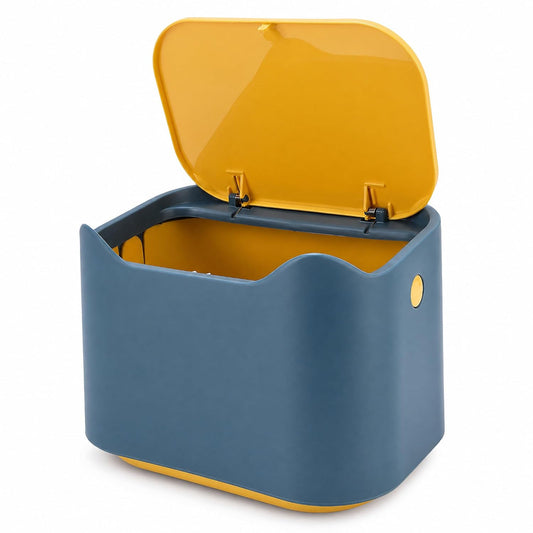 Fabater Cat Litter Trash Can, Airtight Odor Control Press Seal Lid Cat Litter Disposal Bin, Compact Storage Container wi