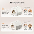 ZOMISIA Cat Bed Cave for Indoor Cats, 2-in-1 Cat Cave for Kittens and Small Pets with Removable Washable Cushioned Pillow, Enclosed Cat Bed Cozy Cat House Hideout with Non-Slip Bottom, 15 Inches
