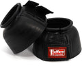 Jeffers Horse Rubber Bell Boots with Double Fastener, Black