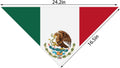 Mexican Independence Day Dog Bandana Triangle Bibs Dog Scarf Adjustable Accessories for Small Medium Dogs Cats Pets