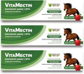 Horse Paste 1.87%, Apple Flavored – 6.08g Oral Gel Syringes (3-Pack) – Adjustable Dosing – for Equine Use Only